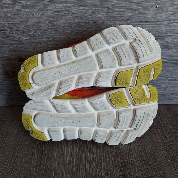 Altra One 2.5 Road Running Shoe Foot Shape Zero Drop Orange Yellow Pink Size 6 - Picture 8 of 9